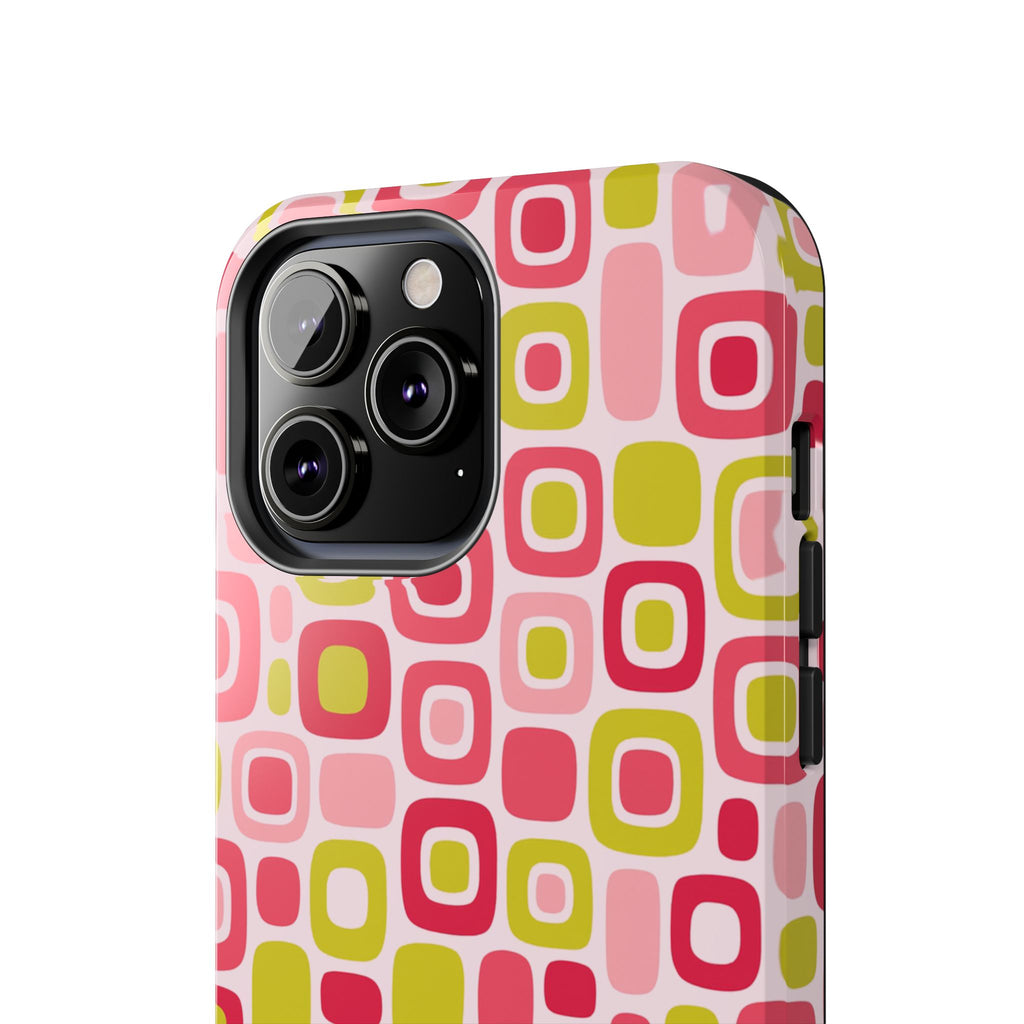 Bubble Pop Geometry iPhone Case