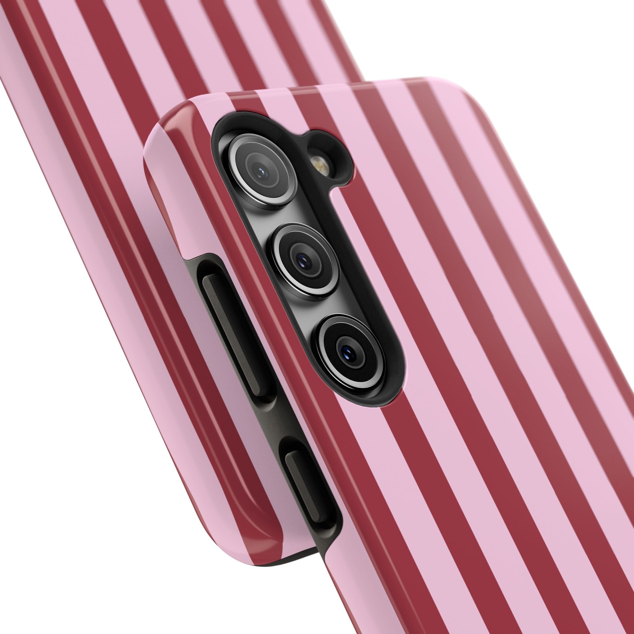 Bold Stripes Samsung Galaxy Case | Pink and Red