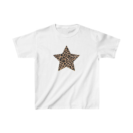 Leopard Star Baby Tee