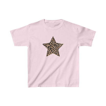 Leopard Star Baby Tee