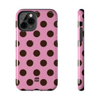 Big Polka Dot | Pink and Black