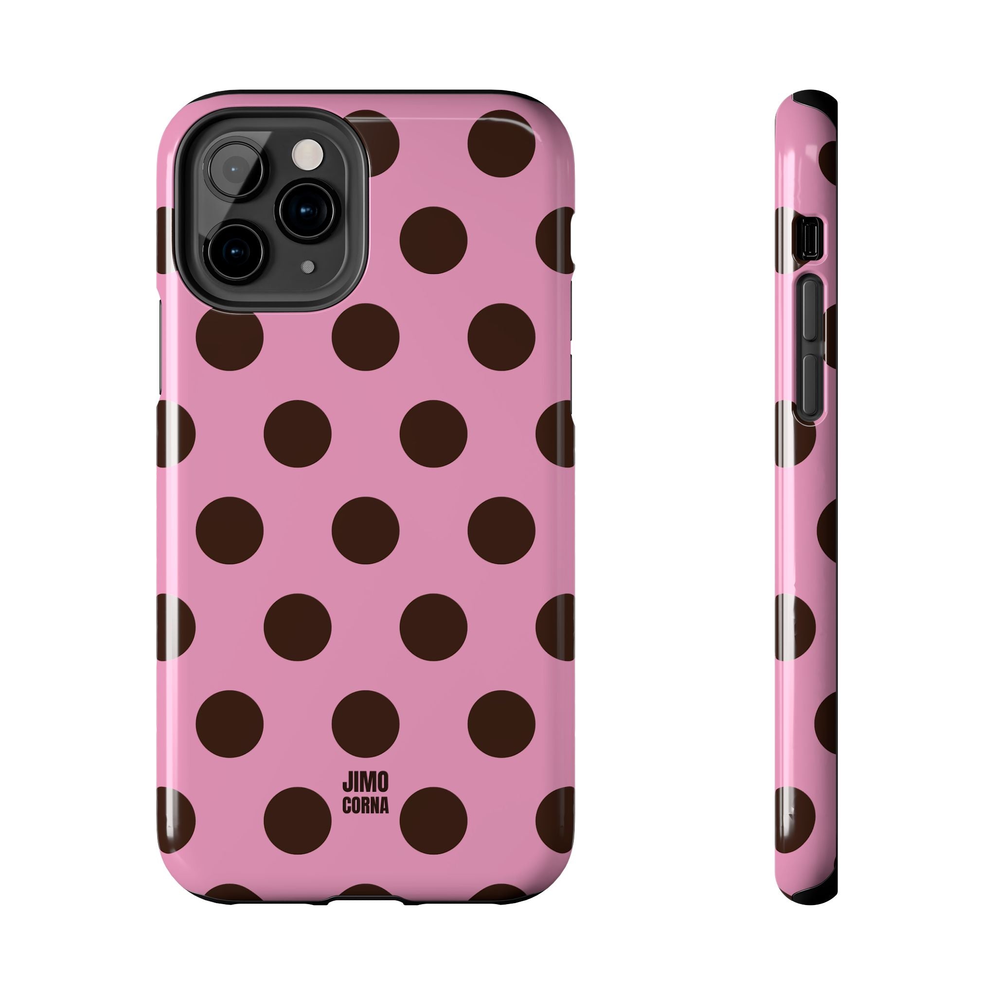 Big Polka Dot | Pink and Black