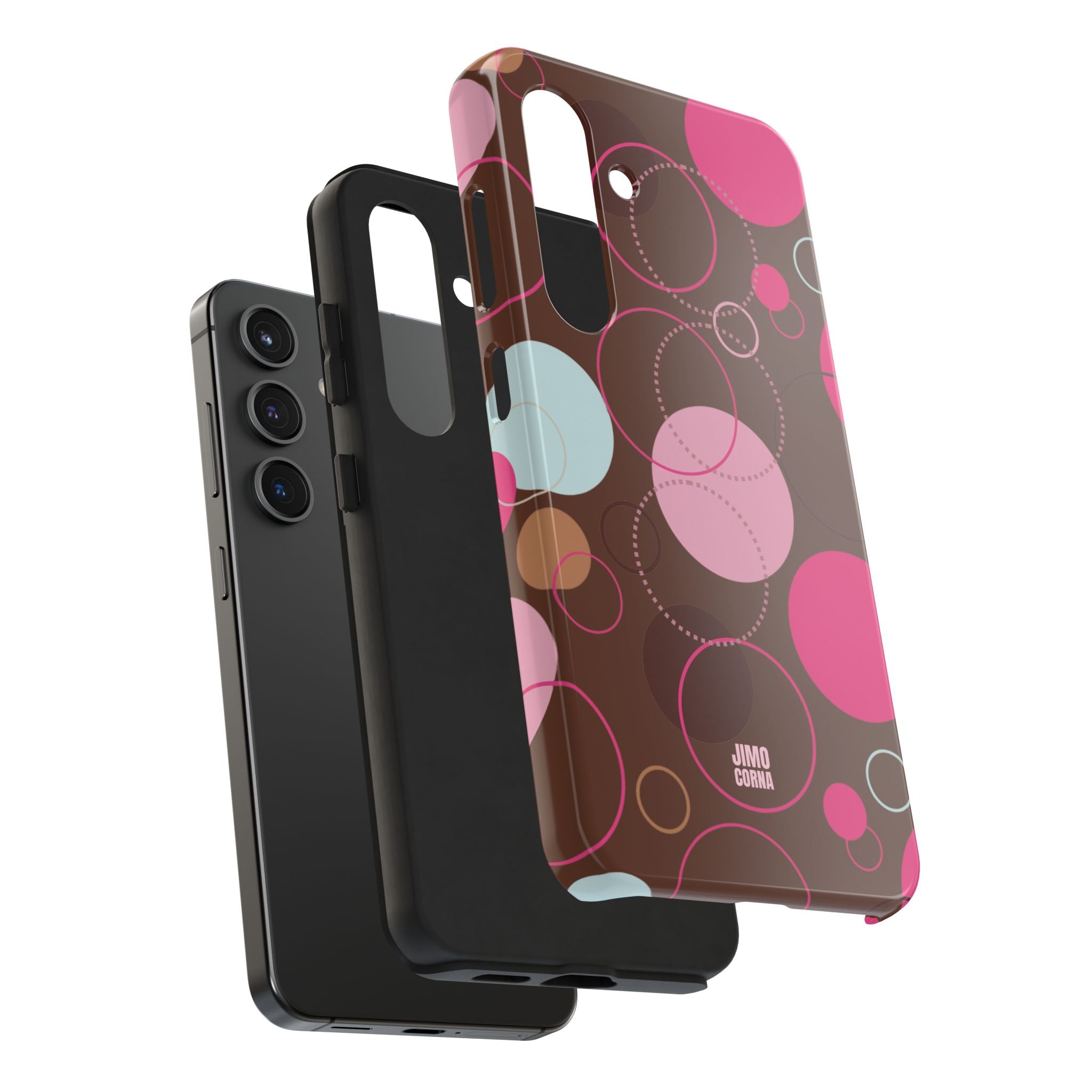Spiral Pop iPhone Case | Brown