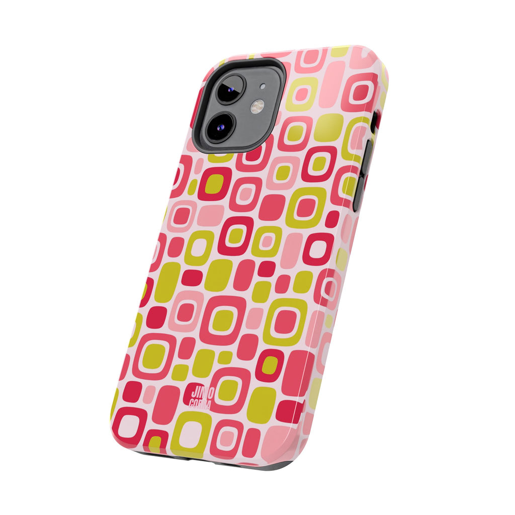 Bubble Pop Geometry iPhone Case