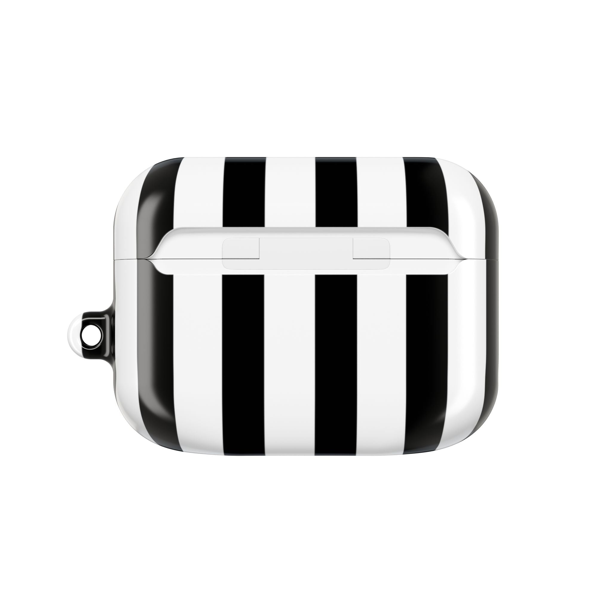 Bold Stripes AirPods Case | Black and White