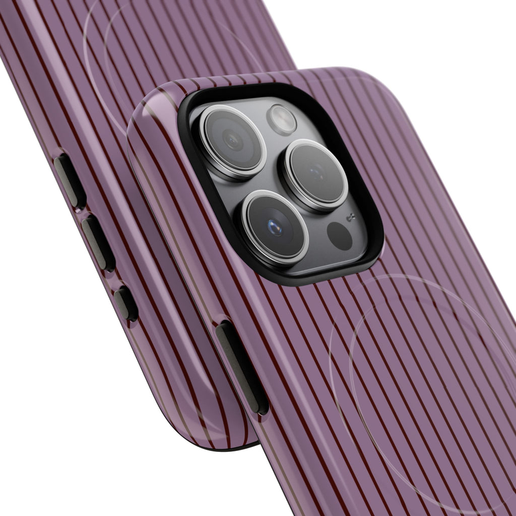 Plum Berry Soft Stripes