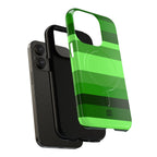 Matcha Stripe MagSafe iPhone Case