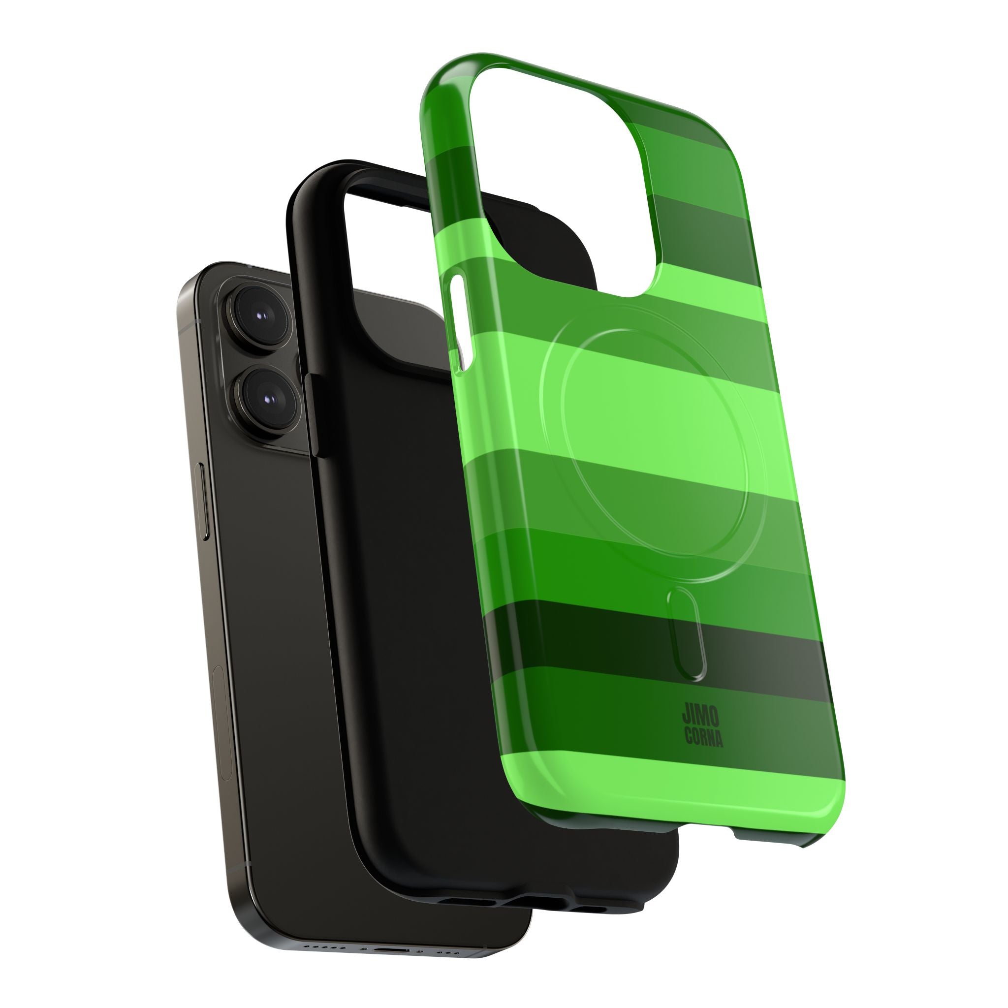 Matcha Stripe MagSafe iPhone Case
