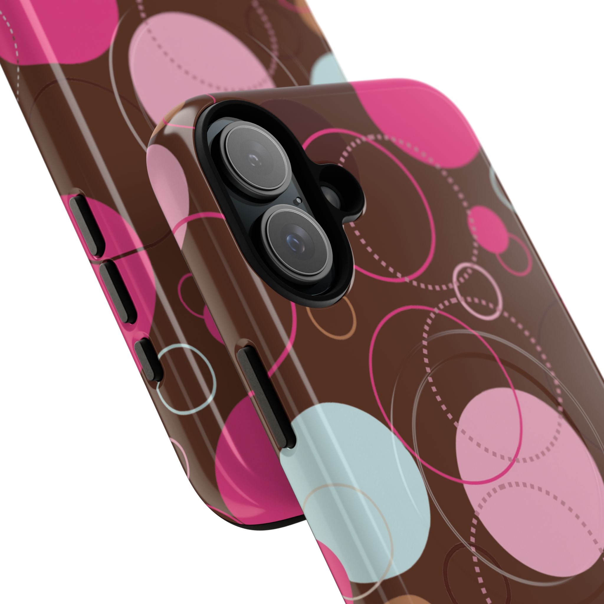 Spiral Pop MagSafe iPhone Case | Brown