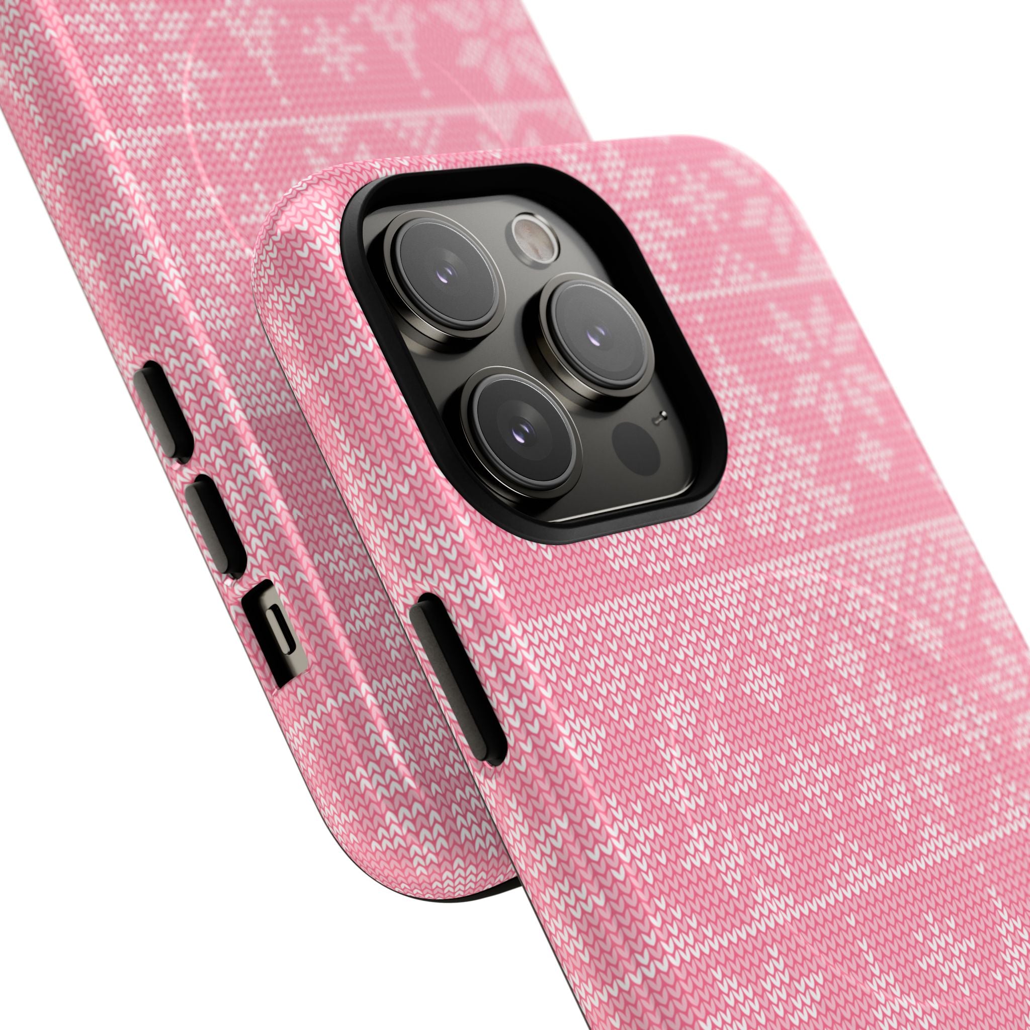 Holiday Knit | Pink MagSafe iPhone Case