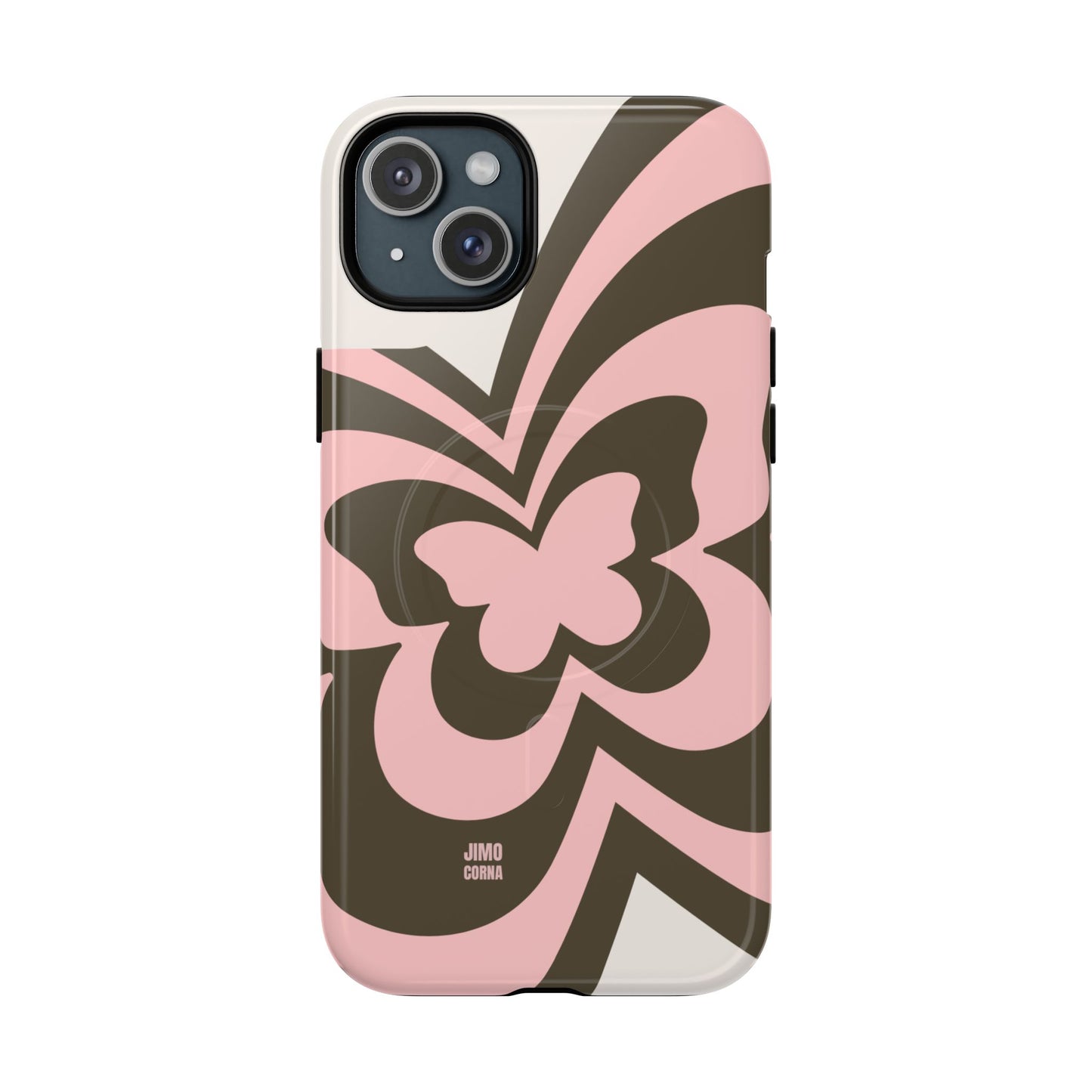 Pink Retro Butterfly