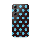 Big Polka Dot | Brown and Blue