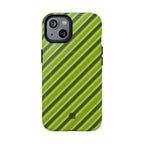 Angelina Stripes | Olive - MagSafe iPhone Case