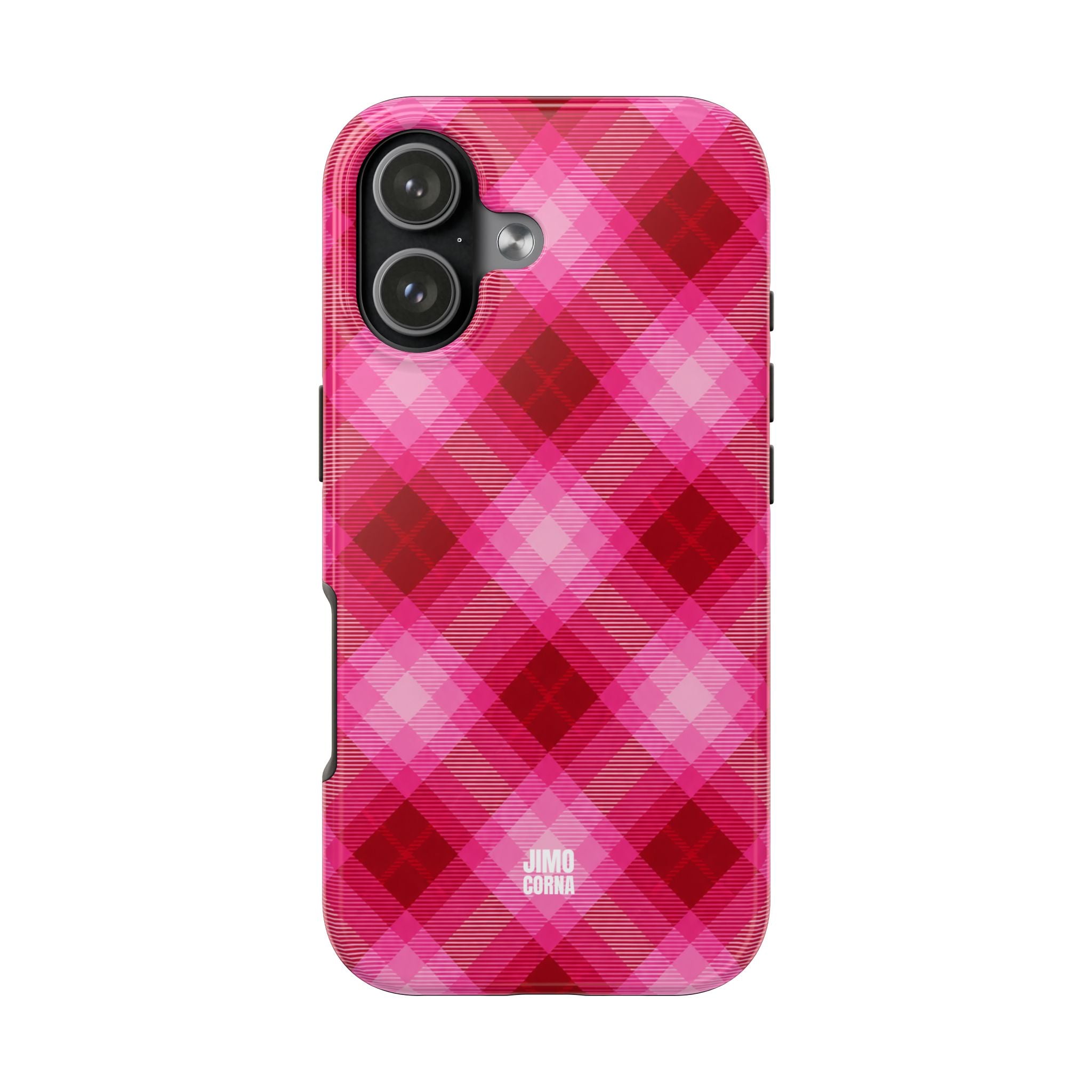 Pink Picnic Plaid iPhone Case