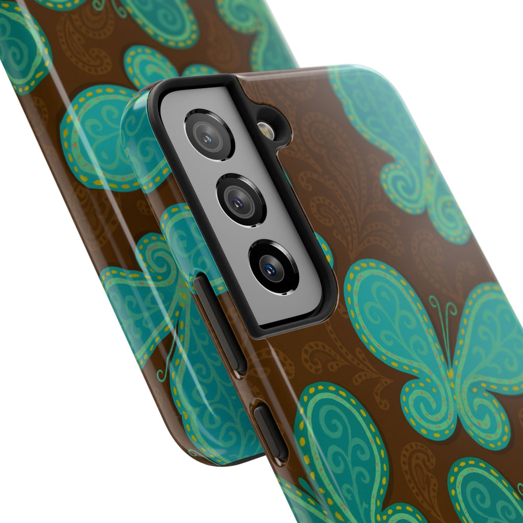 Cocoa Breeze Butterflies Samsung Galaxy Case