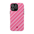 Angelina Stripes | Hot Pink - MagSafe iPhone Case