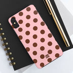 Big Polka Dot | Pink and Brown