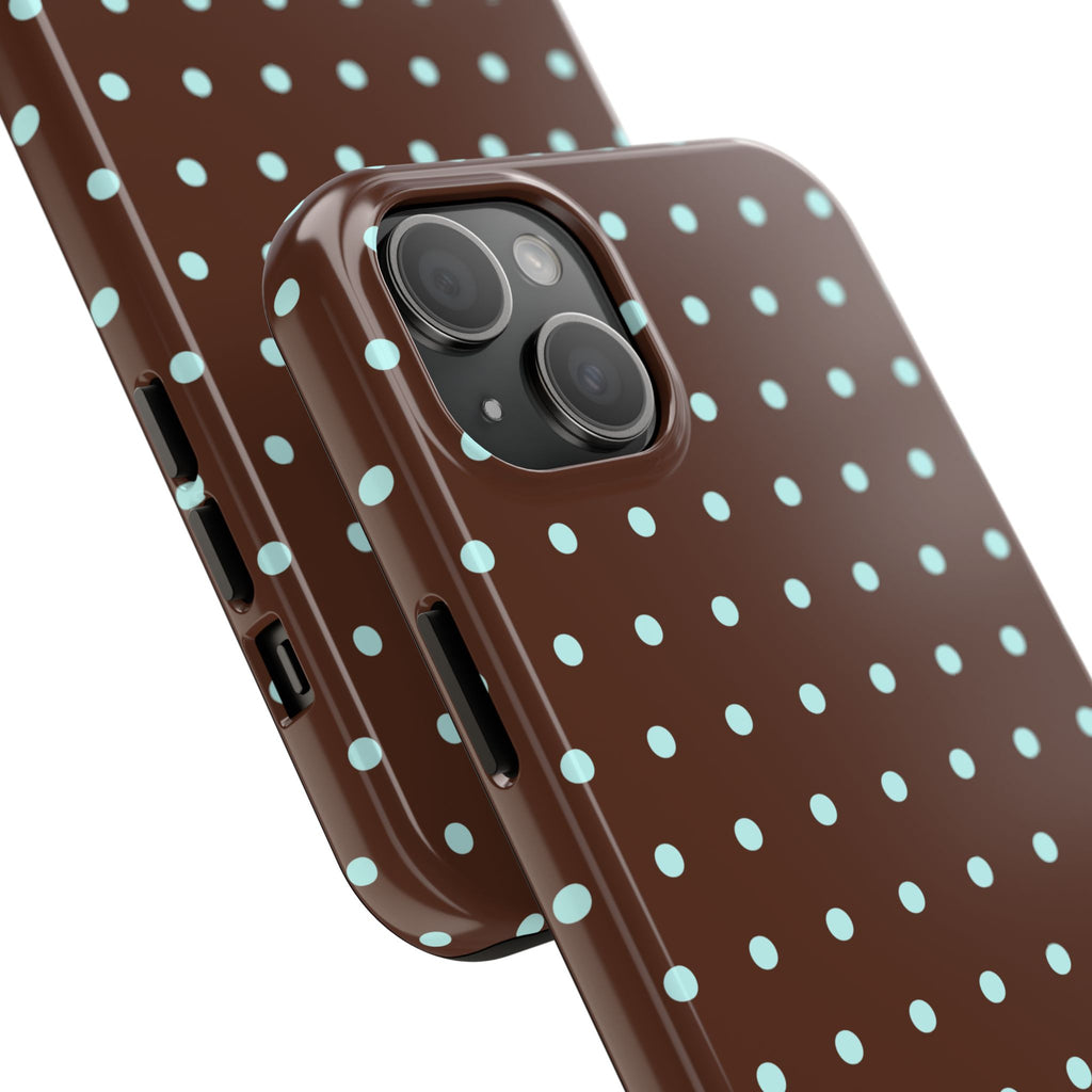 Polka Dot | Brown and Blue