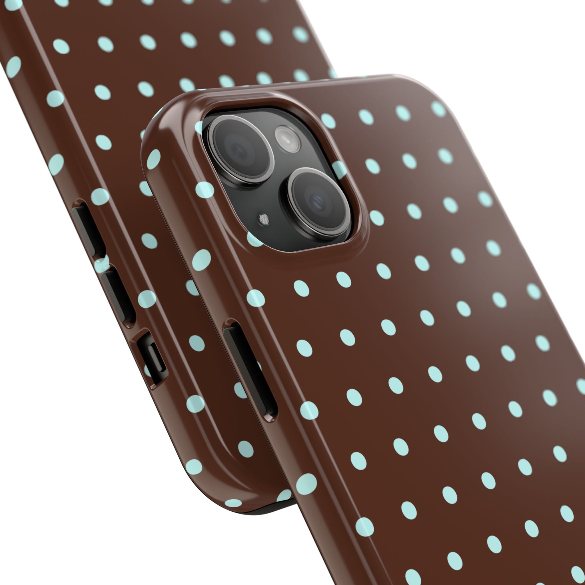 Polka Dot | Brown and Blue