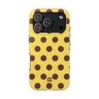 Big Polka Dot | Yellow and Brown