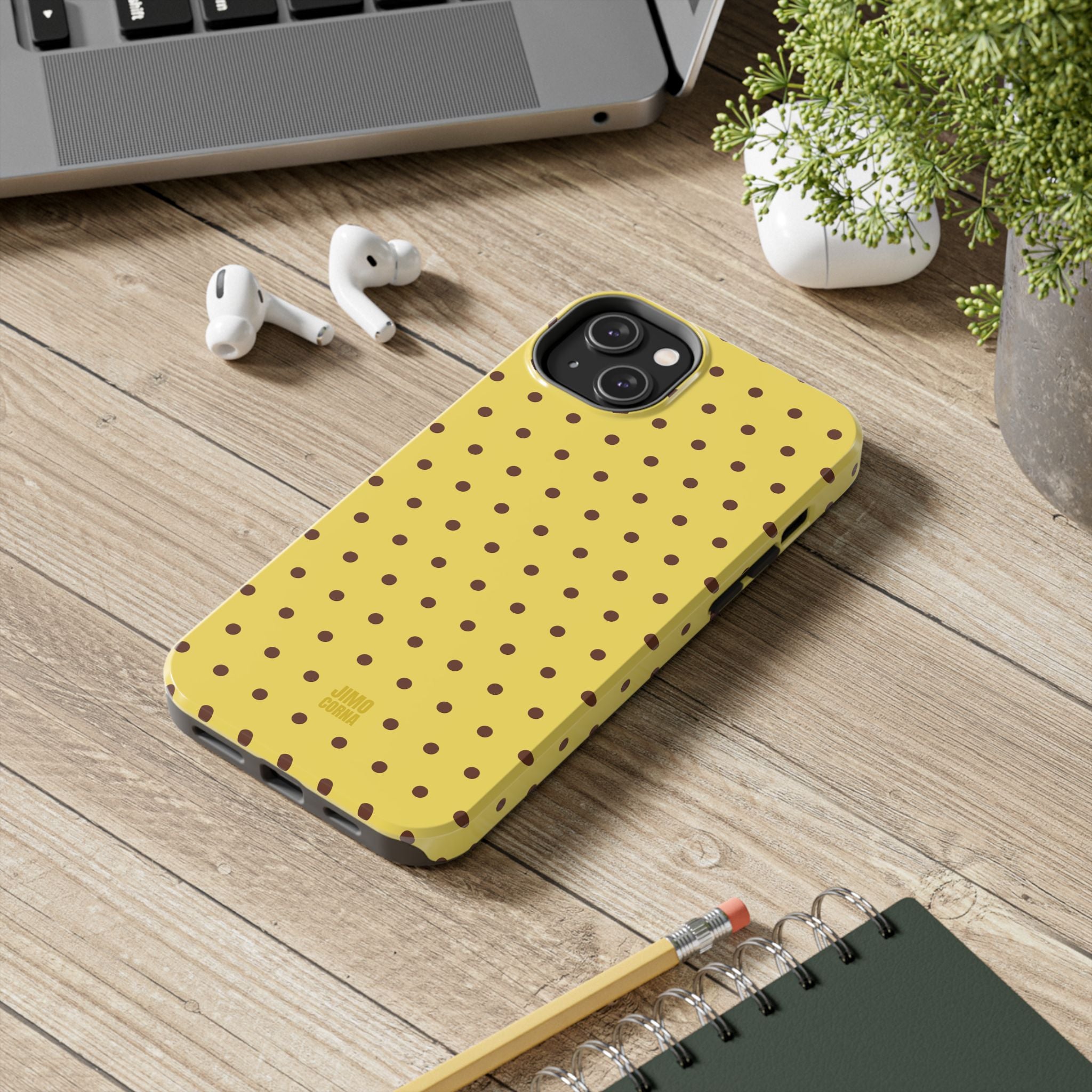 Polka Dot | Yellow and Brown