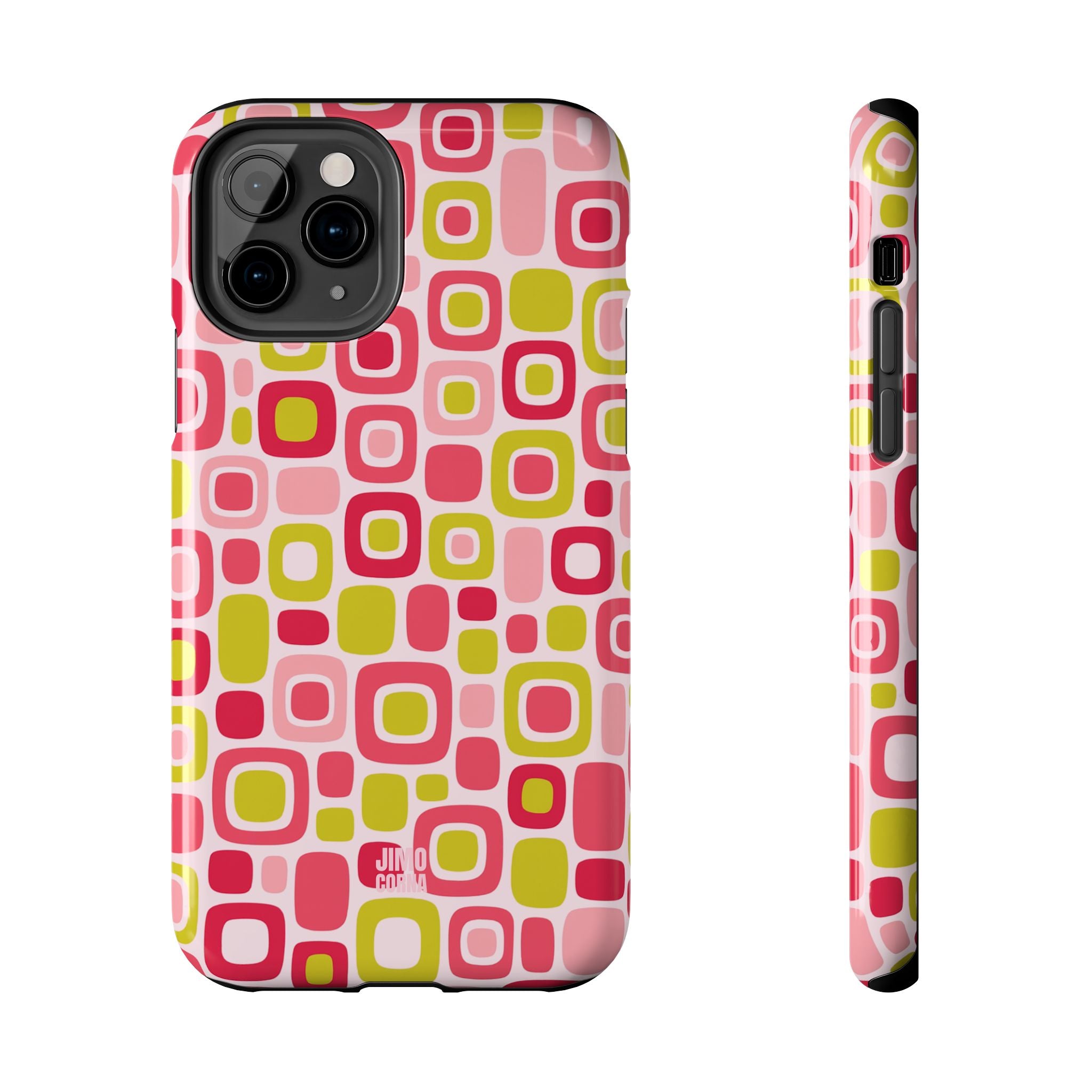 Bubble Pop Geometry iPhone Case