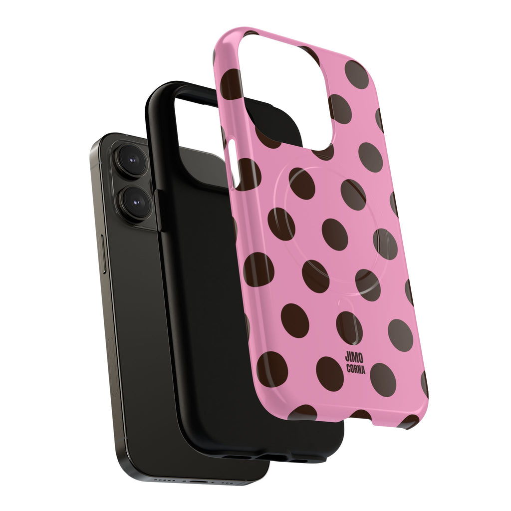 Big Polka Dot | Pink and Black