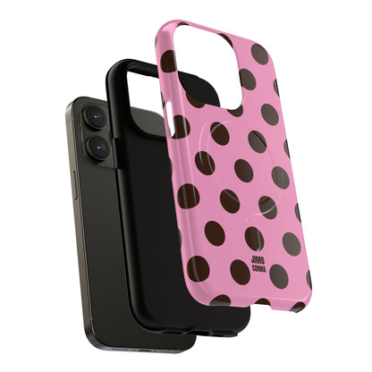 Big Polka Dot | Pink and Brown