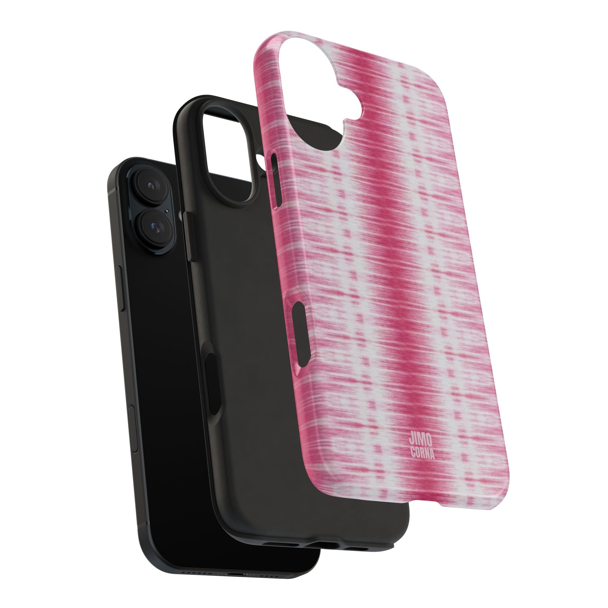 Pink Woven Texture iPhone Case