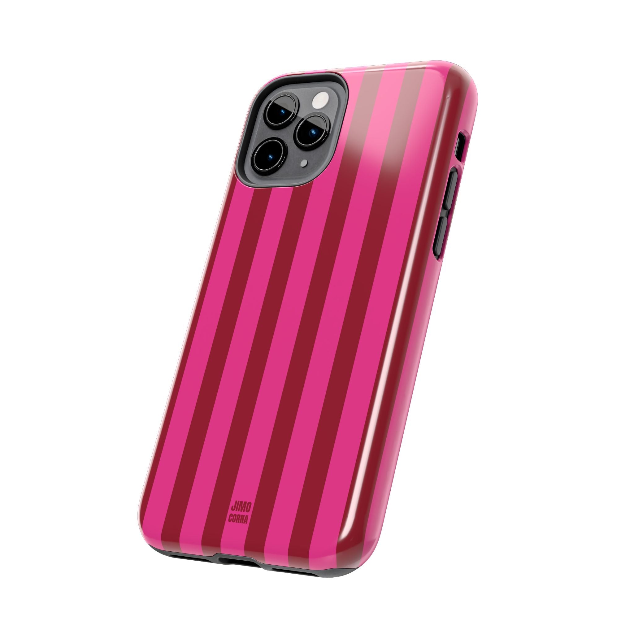 Strawberry Burst Bold Stripes