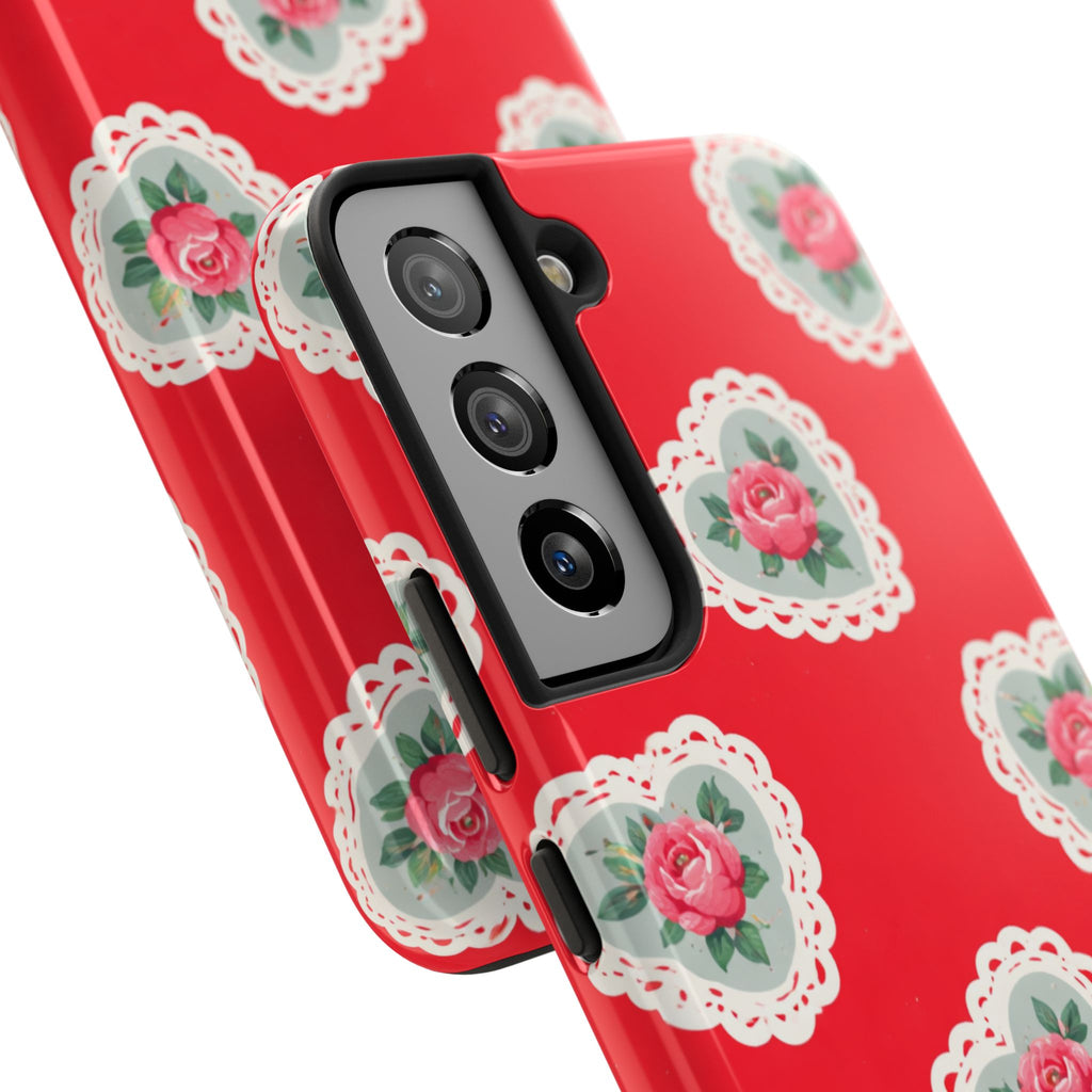 Rosey Lace Samsung Galaxy Case