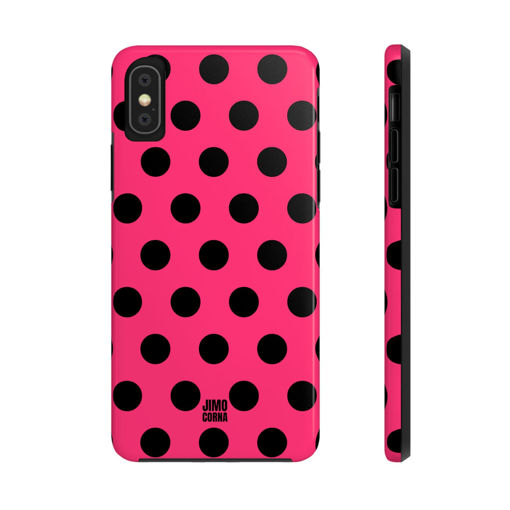 Big Polka Dot | Hot Pink and Black