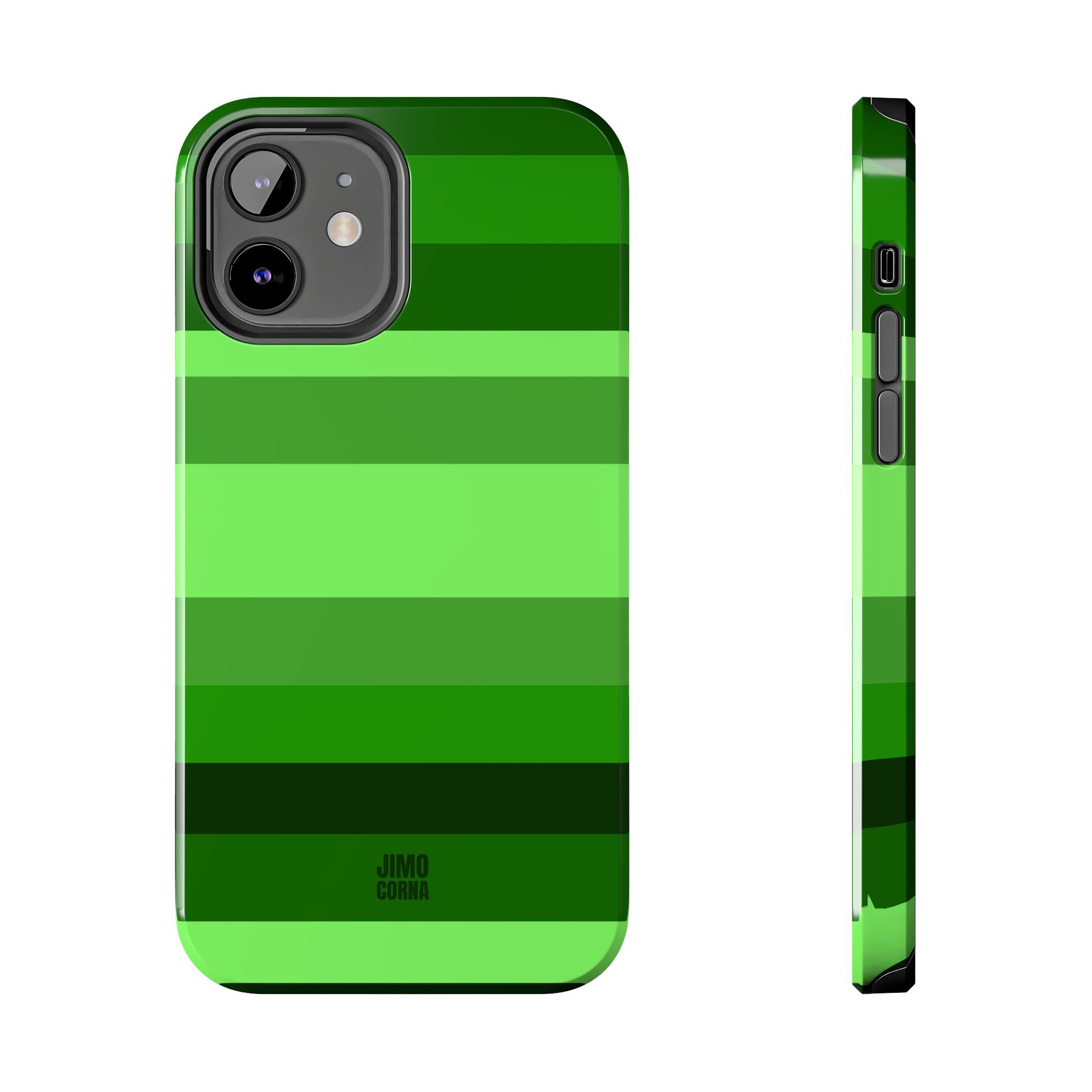 Matcha Stripe iPhone Case