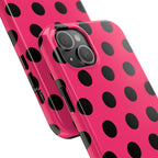 Big Polka Dot | Hot Pink and Black