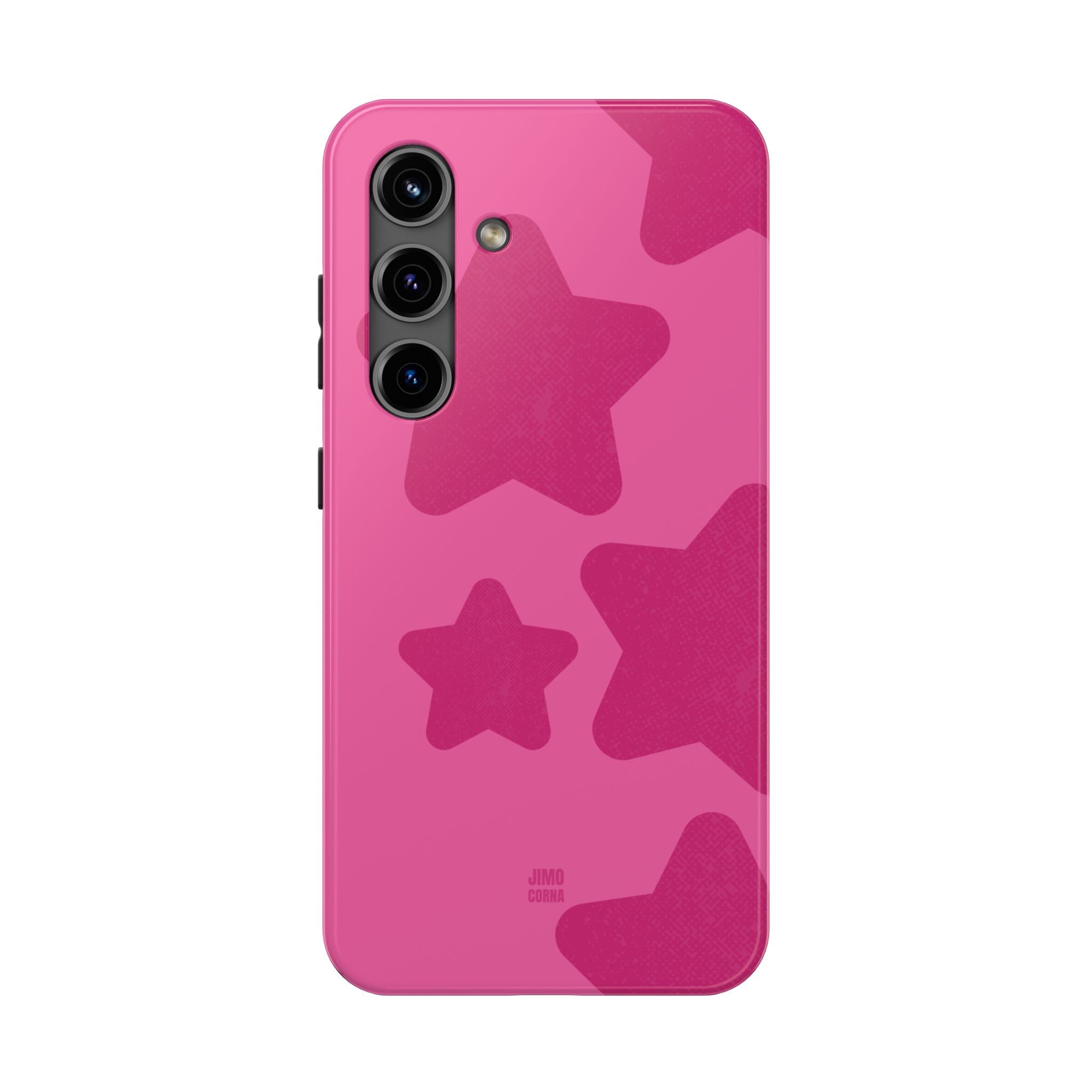 Hot Pink Bold Stars