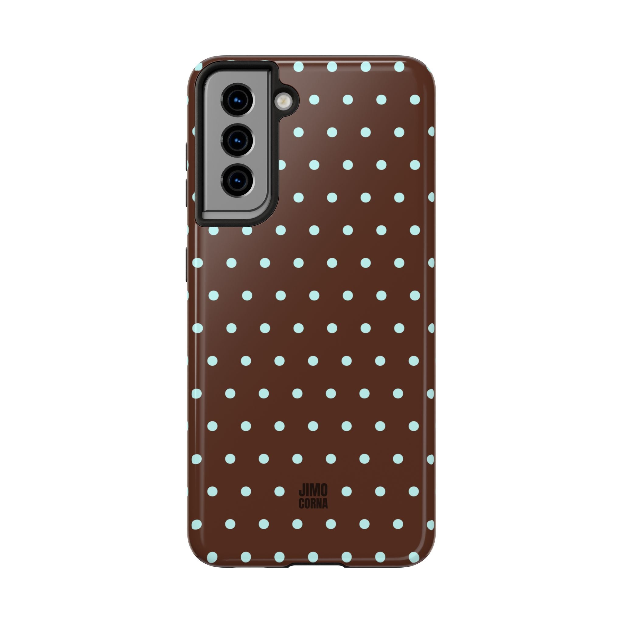Polka Dot | Brown and Blue