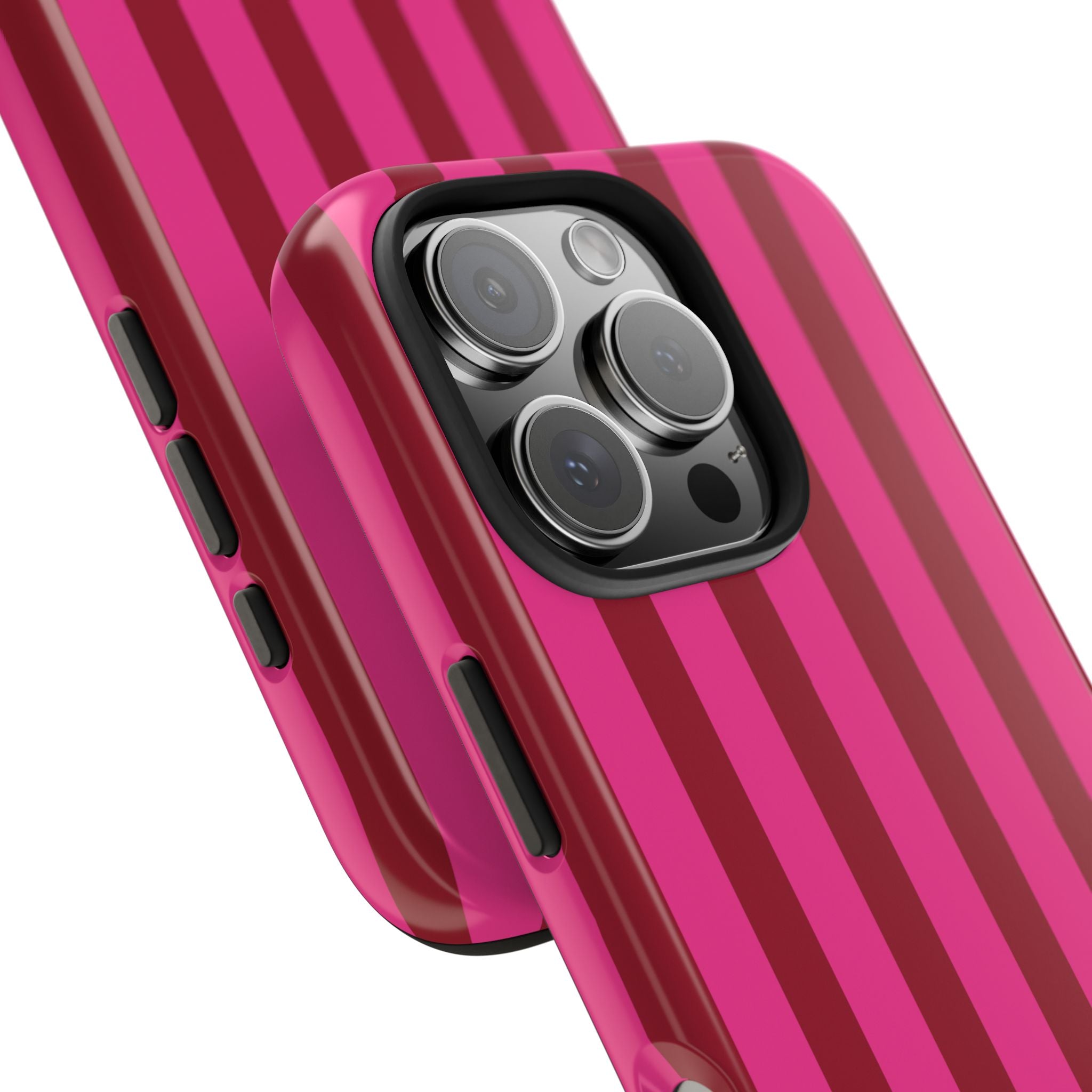 Strawberry Burst Bold Stripes