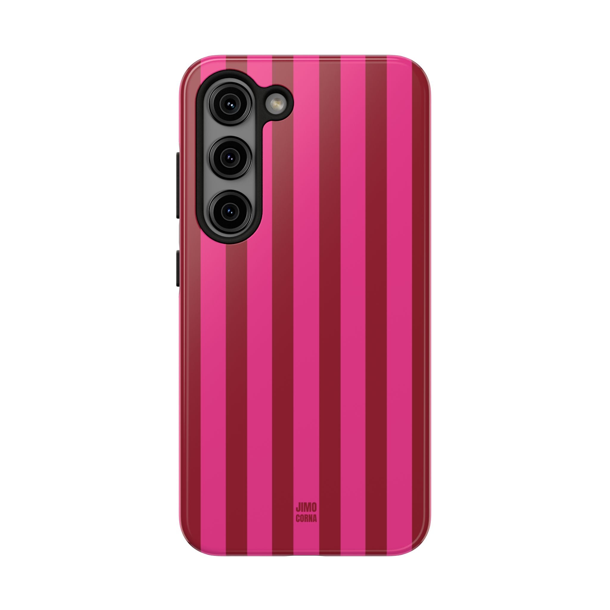 Strawberry Burst Bold Stripes