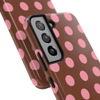 Big Polka Dot | Brown and Pink