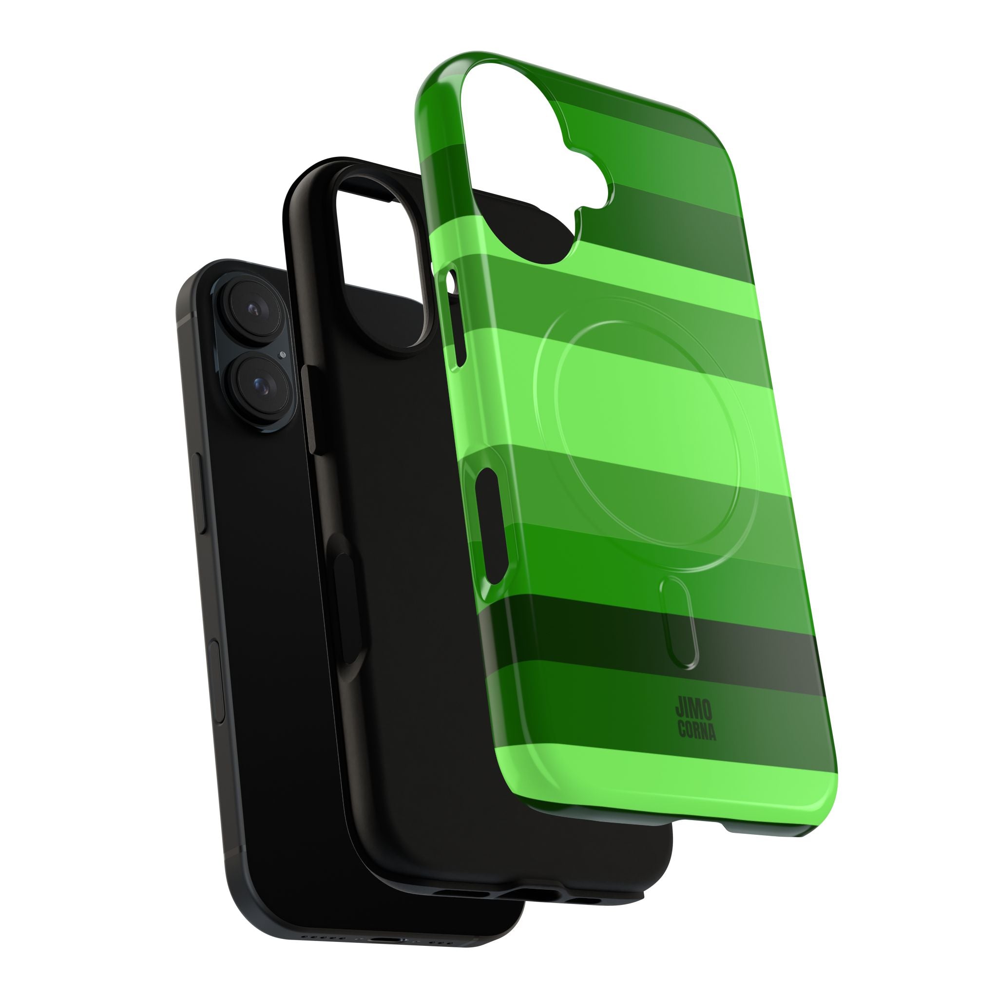 Matcha Stripe MagSafe iPhone Case