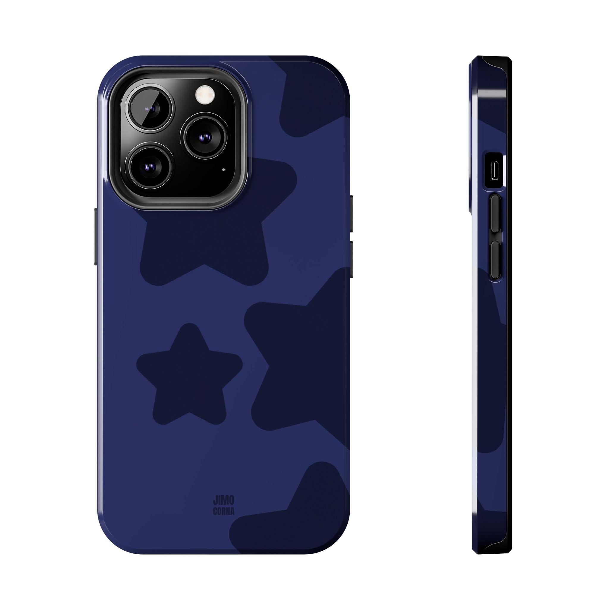 Navy Blue Bold Stars