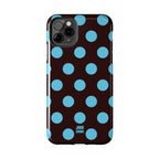 Big Polka Dot | Brown and Blue
