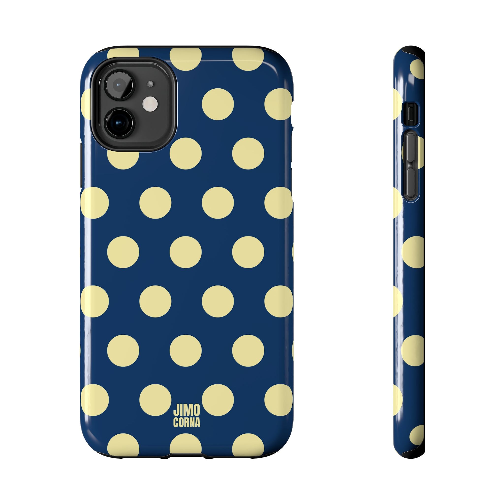 Big Polka Dot | Blue and Cream