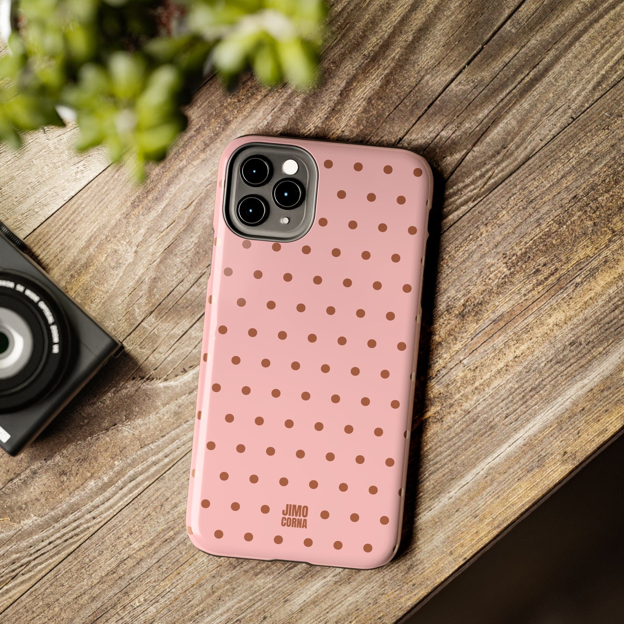 Polka Dot | Pink and Brown