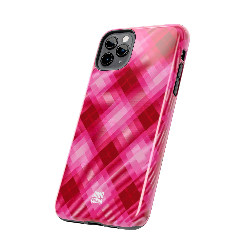 Pink Picnic Plaid iPhone Case