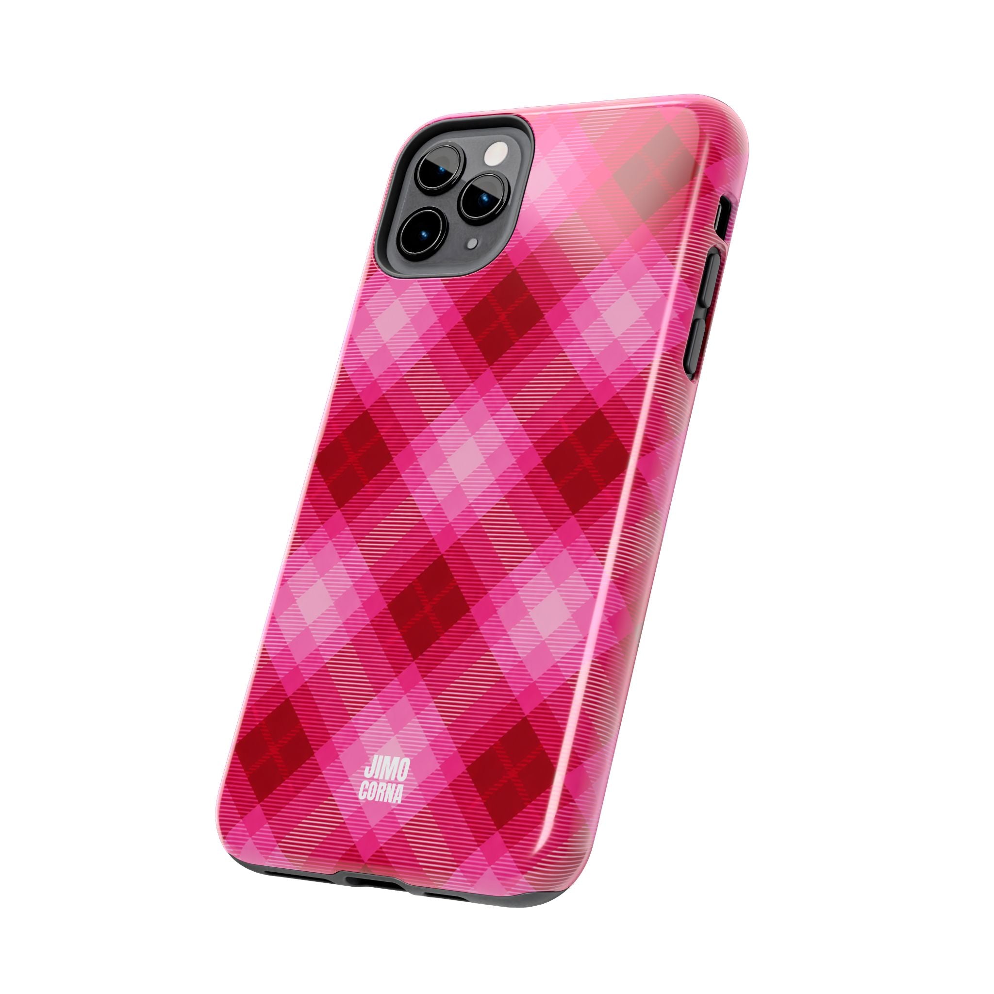 Pink Picnic Plaid iPhone Case
