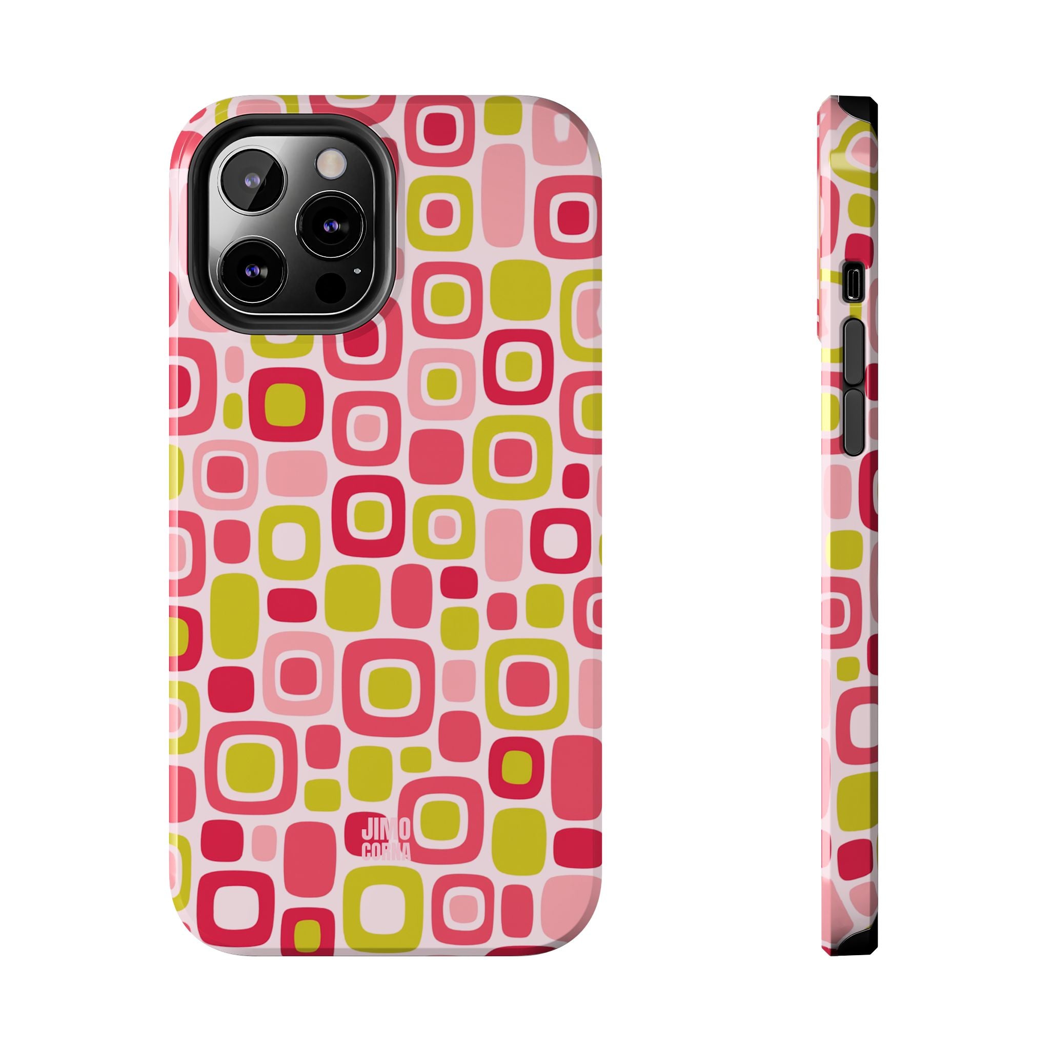 Bubble Pop Geometry iPhone Case