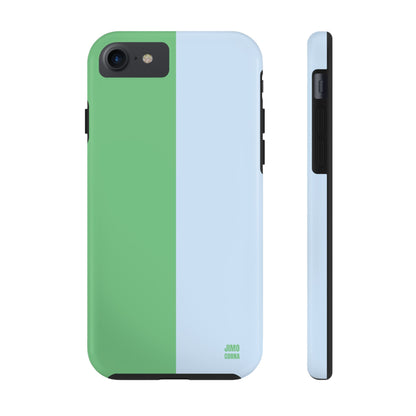 Blue and Green Color Block