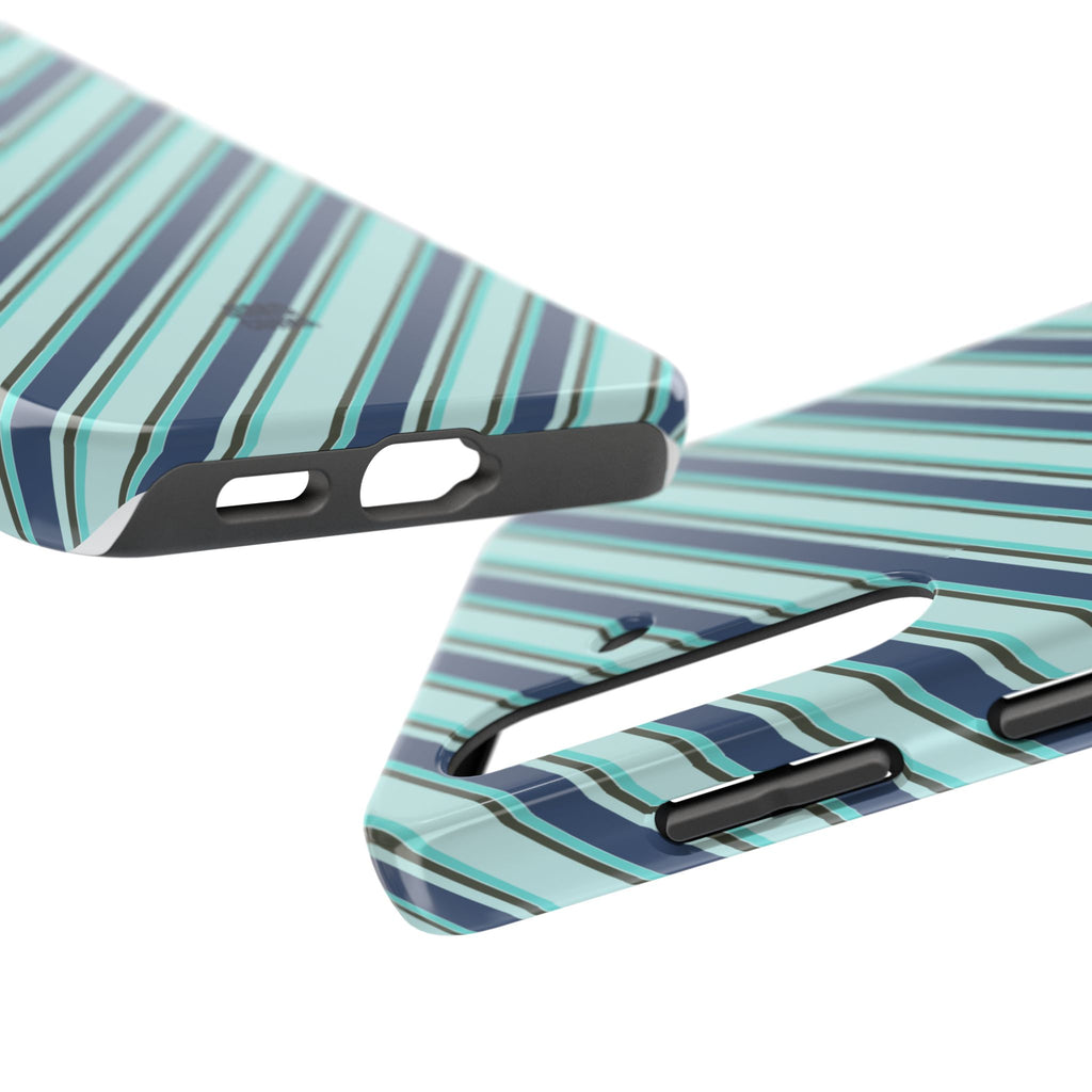 Angelina Stripes | Blue - Samsung Galaxy Case