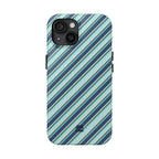 Angelina Stripes | Blue - iPhone Case